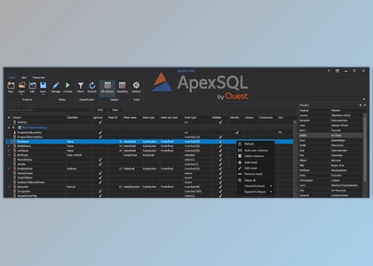 Download Quest Software ApexSQL Mask v2020.08.0345 + Keygen