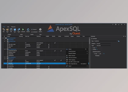 Download Quest Software ApexSQL Generate v2020.03.0384 + Keygen