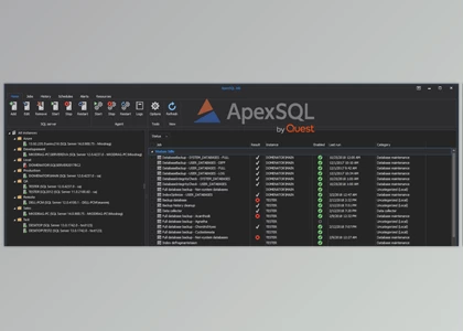 Download Quest Software ApexSQL Job v2019.03.0104 + Keygen
