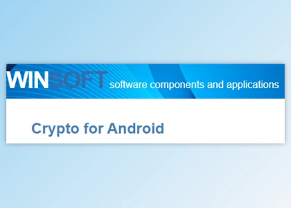 Download Winsoft Crypto for Android v1.4 for Delphi 10.4-12 Athens Full Source