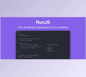 Download RunJS v2.9.0 (18 Apr 2023) JavaScript playground + CRACK