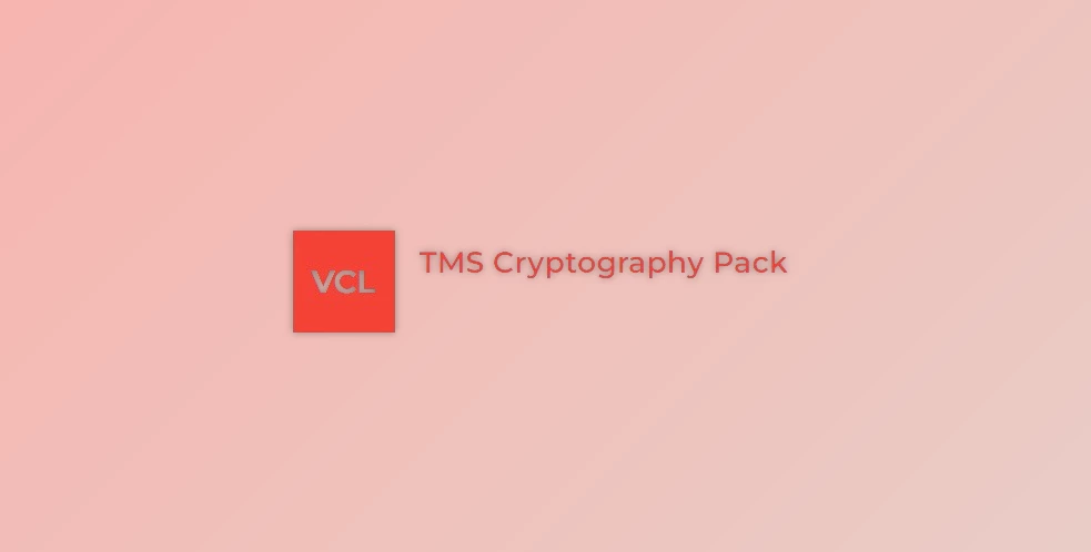 Download TMS Cryptography Pack v5.0.9.5 (27 Jul 2025) for Delphi 10-13 Florence Full Source