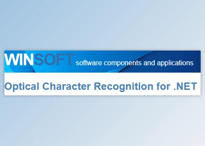 Download Winsoft Optical Character Recognition for .NET v6.5 Full Source