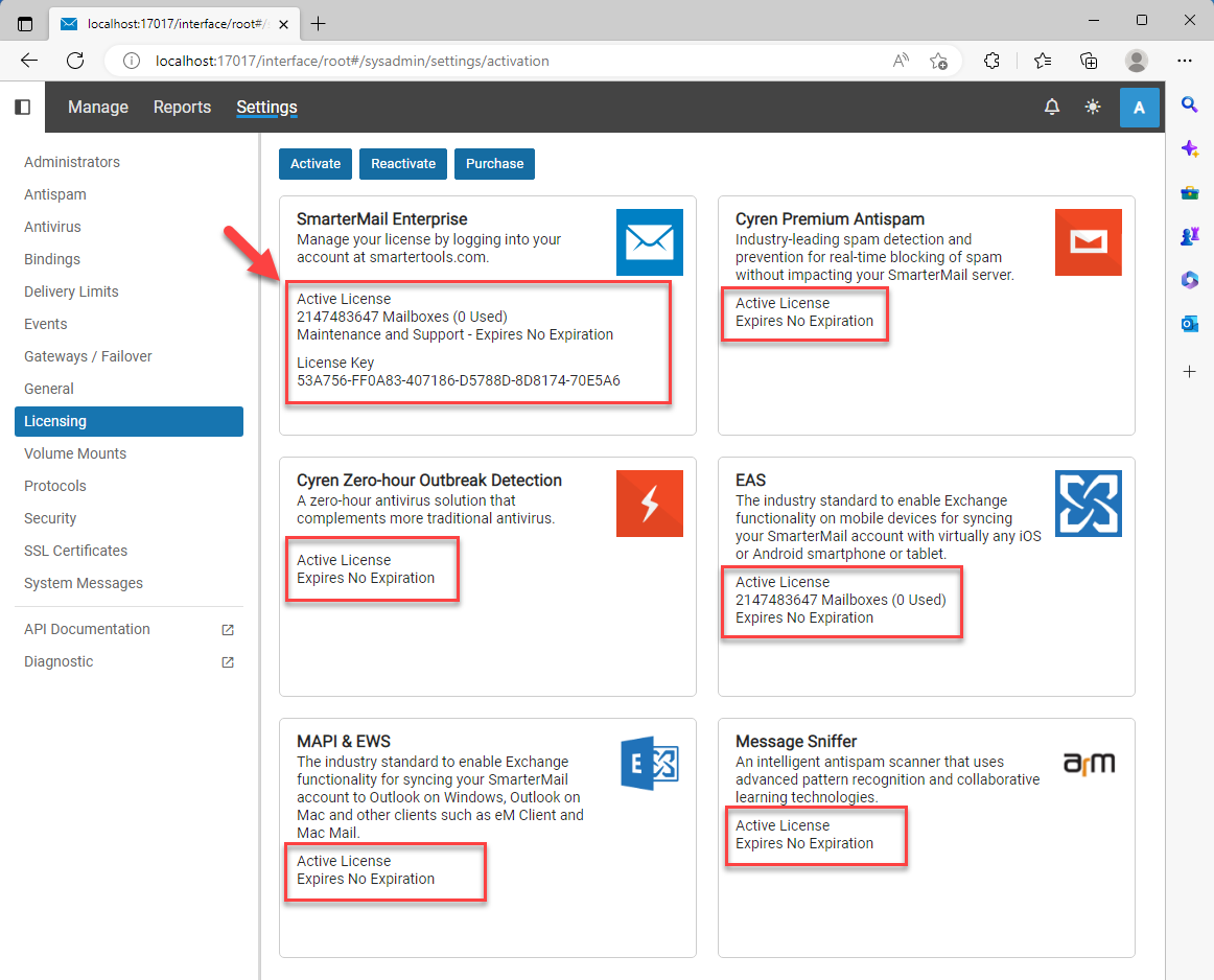 SmarterMail Enterprise Features