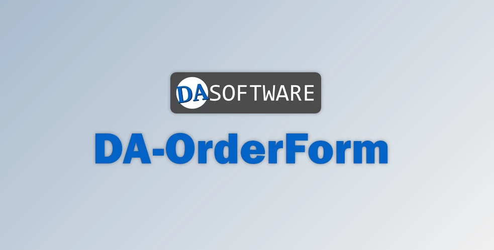 Download DA-OrderForm v4.17.3 (19 Mar 2025) Professional Multilingual + License Key