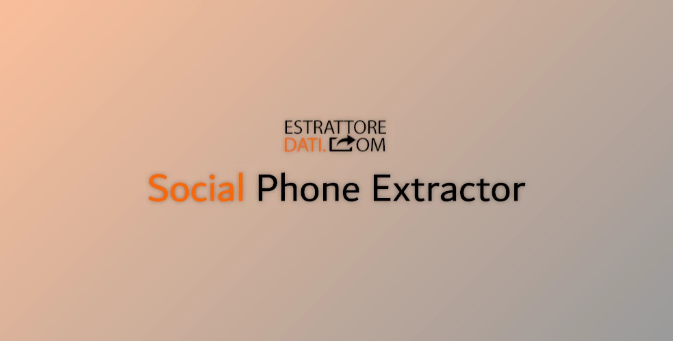 Download Estrattoredati Social Phone Extractor v7.1.0 + CRACK