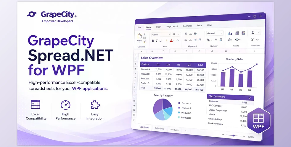 Download GrapeCity Spread.NET for WPF v17.45.20231.0 + CRACK