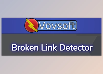 Free Download VovSoft Broken Link Detector v4.3 + Patch
