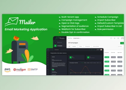 Download Mailer v1.6 (30 Sep 2024) Nulled - Email Marketing Application
