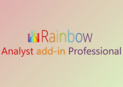 Download Rainbow Analyst add-in Professional v25.09 + License Key
