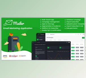 Download Mailer v1.6 (30 Sep 2024) Nulled - Email Marketing Application