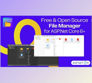 HGO.ASPNetCore.FileManager (Free & Open Source File Explorer for ASP.Net Core 6+)